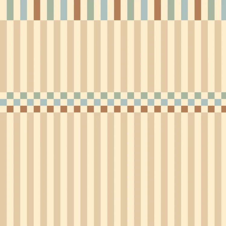 tapeta w stylu retro Nostalgia Colours, pasy klasyczne w kilku barwach, aranżacja dziecięca