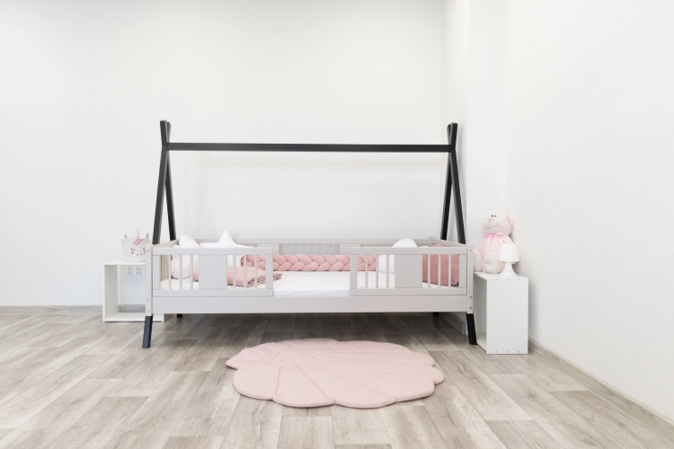 łóżko dziecięce tipi kaszmir do pokoju w stylu skandynawskim