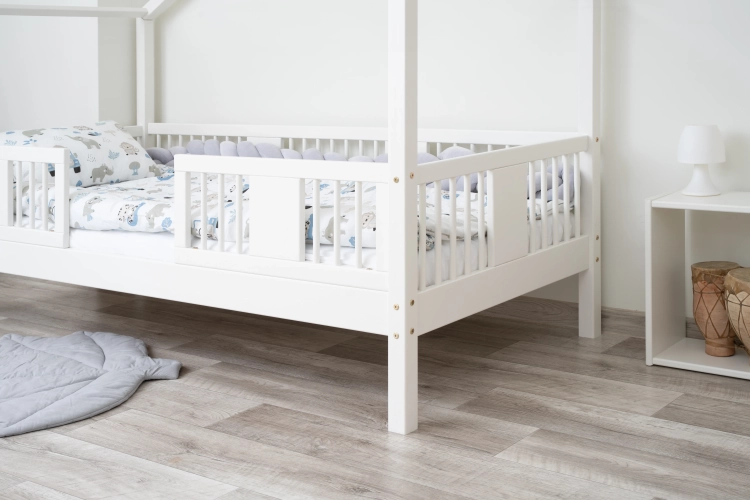 łóżko domek white 90x200 do pokoju dziewczynki
