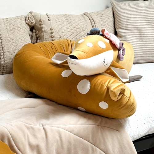 ochraniacz do łóżeczka sarenka velvet 210 cm