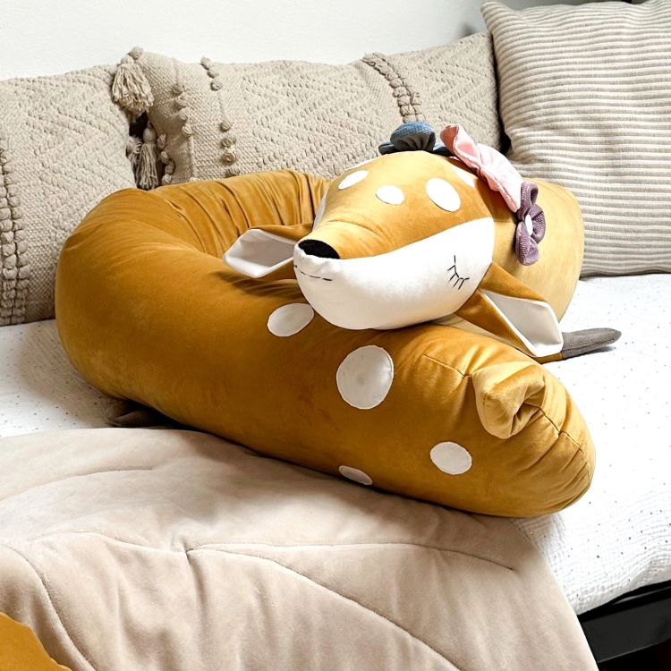 ochraniacz do łóżeczka sarenka velvet 210 cm