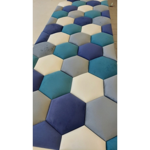 geometryczne panele ścienne hexagon do pokoju dziecka