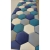 geometryczne panele ścienne hexagon do pokoju dziecka