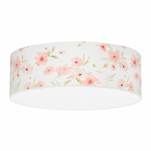 plafon dla dziewczynki biały w kwiaty blossom