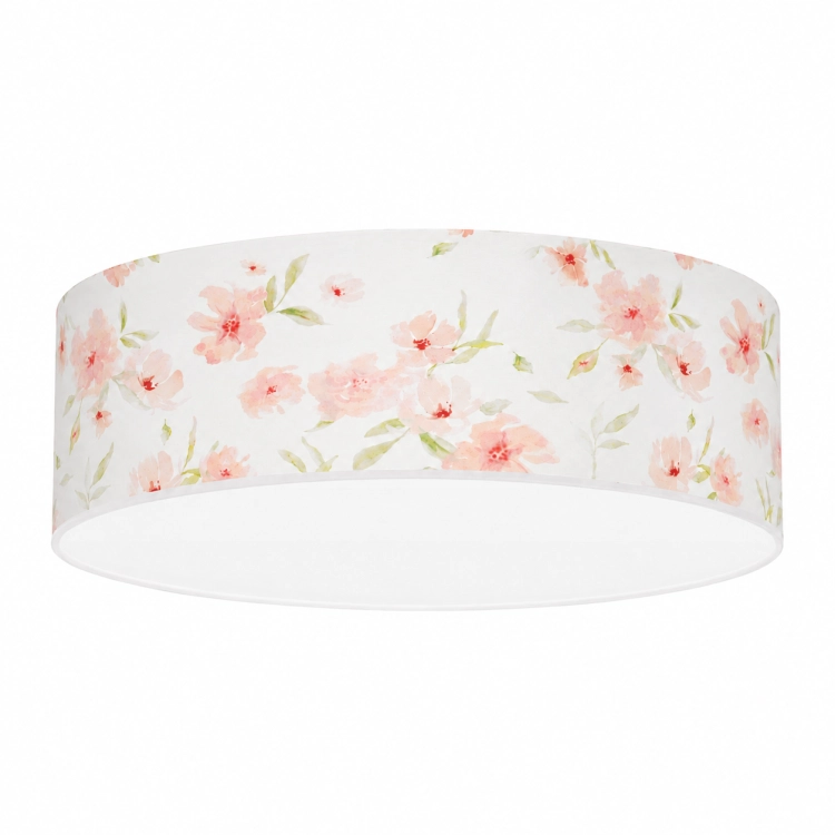 plafon dla dziewczynki biały w kwiaty blossom