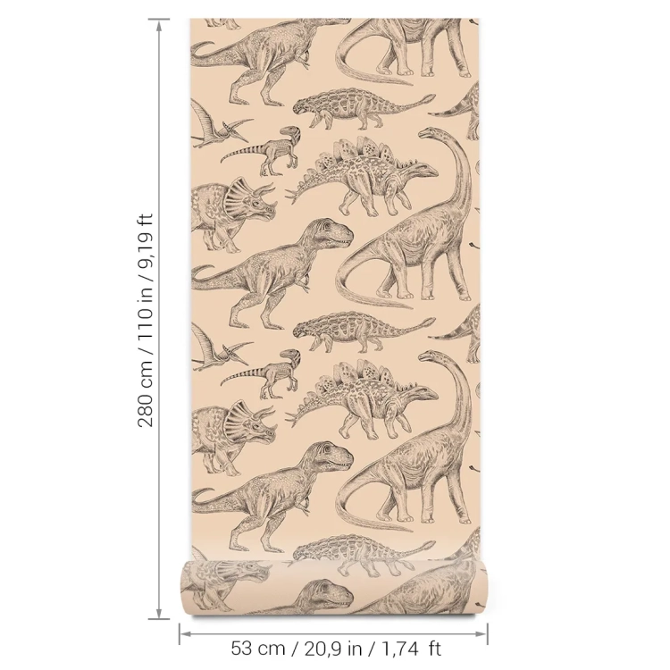 tapeta-dinozaury-bezowa-07.webp
