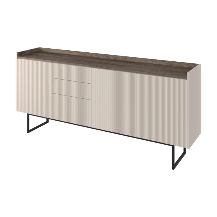 Komoda LAGO LG-04 192 cm 3D3S z LED – Lenart