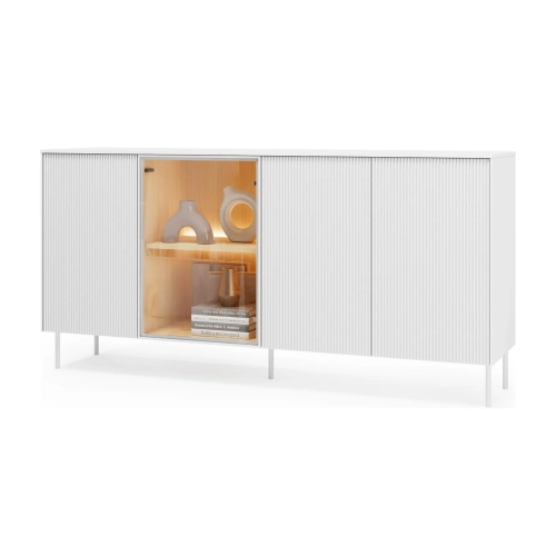 Komoda LIBA LB-04 170 cm 3D1W z LED – widok z przodu – Lenart