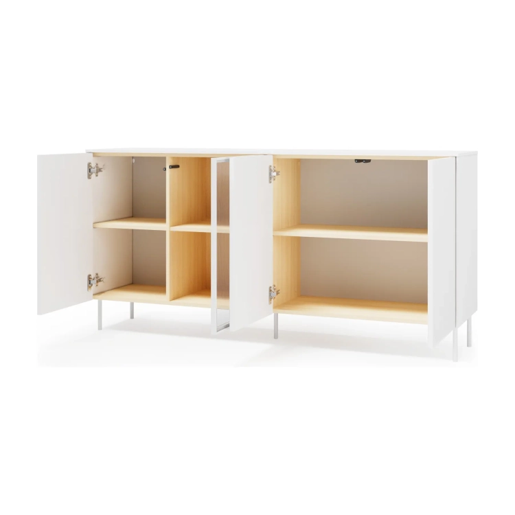 Komoda LIBA LB-04 170 cm 3D1W z LED – widok z boku – Lenart