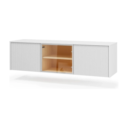 Szafka RTV wisząca LIBA LB-06B 147 cm z LED – Lenart