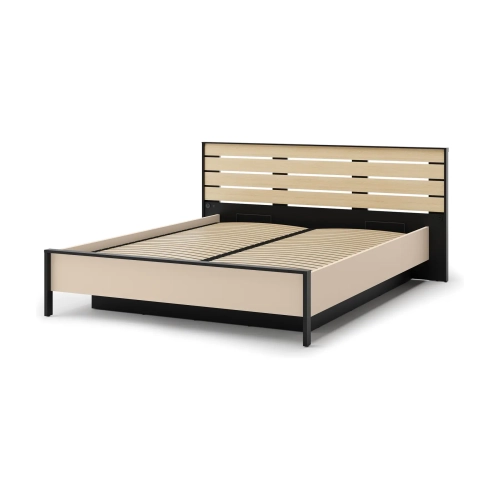 Łóżko ENNA EN-02 160 × 200 cm ze stelażem i LED – Lenart
