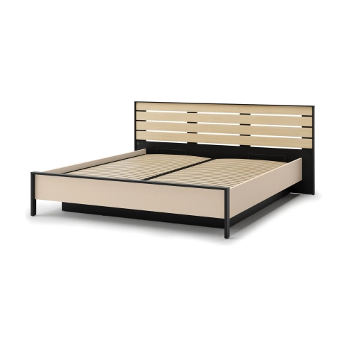 Łóżko ENNA EN-02 180 × 200 cm ze stelażem i LED – Lenart