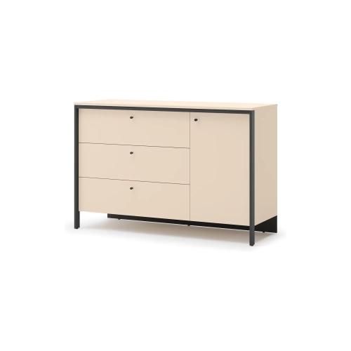 Komoda ENNA EN-04 136 cm 1D3S z LED – Lenart