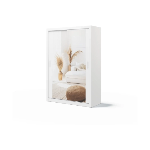 Szafa ARTI AR-18 2-drzwiowa 150 cm – biały Lenart, kolor biały – widok główny