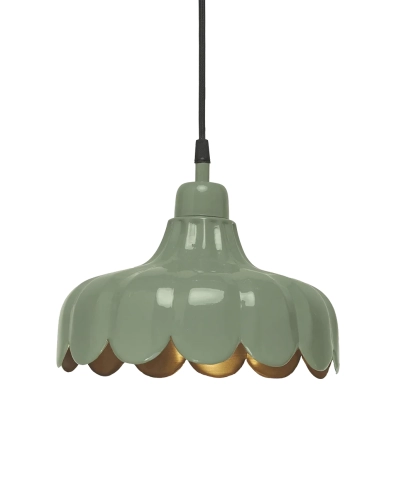 Zielona-lampa-retro-Wells-sufitowa.webp
