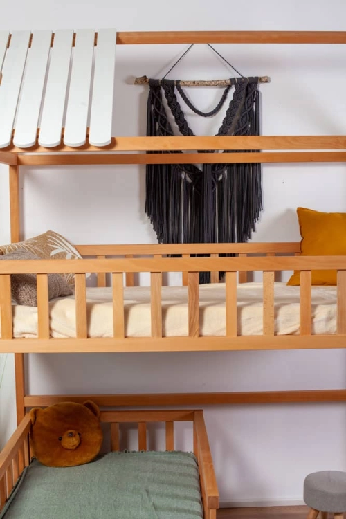 Łóżko piętrowe domek Bunk L z drabinką – zdjęcie 7