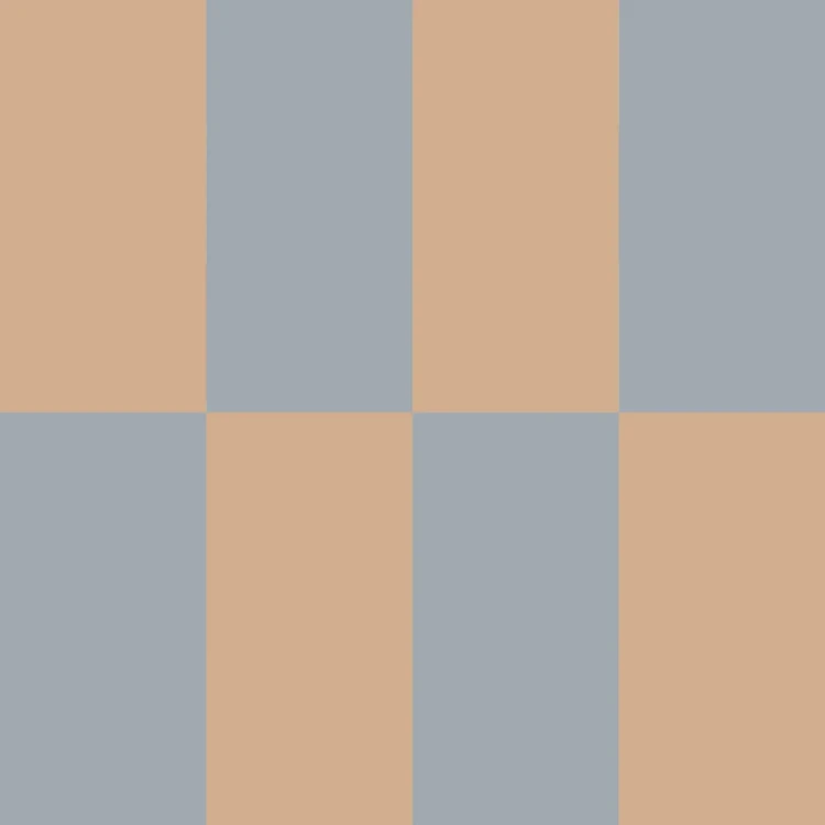 Tapeta Dekornik Stripes Blue Beige Upside Down – błękitno-beżowe pasy z odwróceniem wzoru
