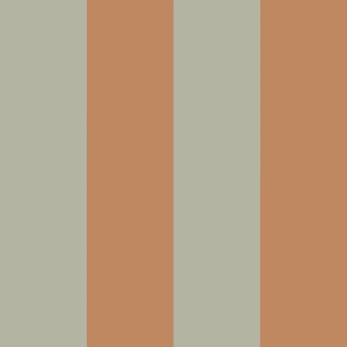 Wzór tapety Dekornik Stripes Green Brown – stonowane zielone i brązowe pasy