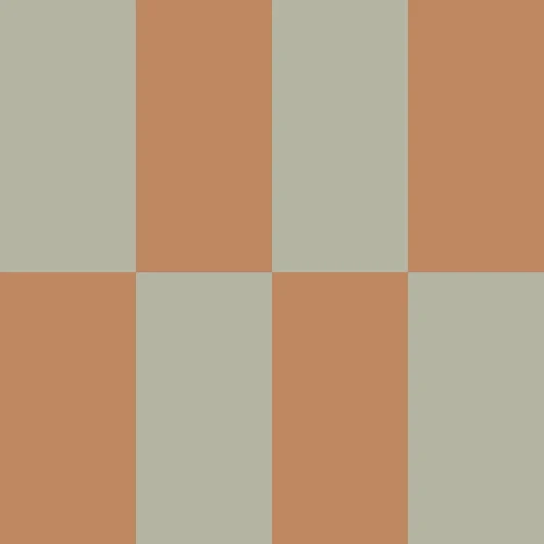 Dekornik Stripes Green Brown Upside Down – wzór zielono-brązowych pasów z odwróceniem