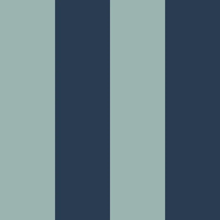 Dekornik Wide Stripes 2 Shades of Blue – szerokie pasy w granacie i błękicie