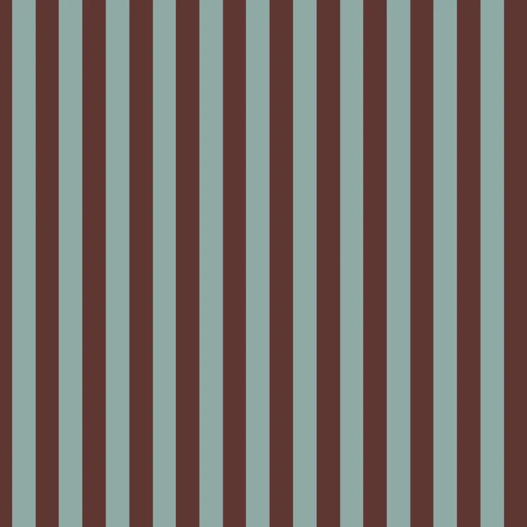Powtarzalny wzór pasów tapety Dekornik Classy Brown and Mint