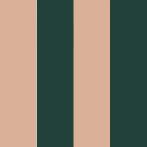 Dekornik Wide Stripes Royal Green and Pink – szerokie zielono-różowe pasy