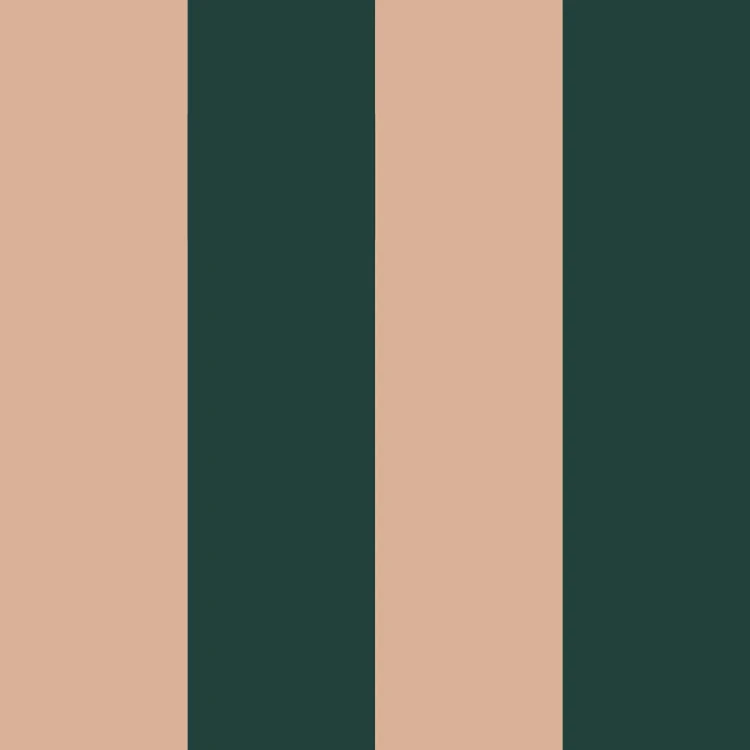 Dekornik Wide Stripes Royal Green and Pink – szerokie zielono-różowe pasy