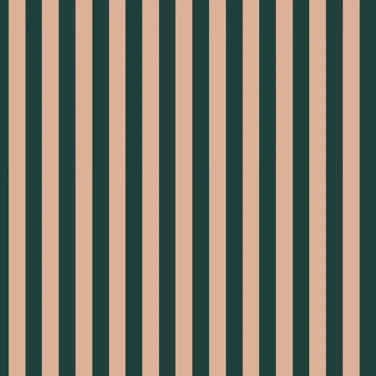 Powtarzalny wzór pasów tapety Dekornik Royal Green and Pink