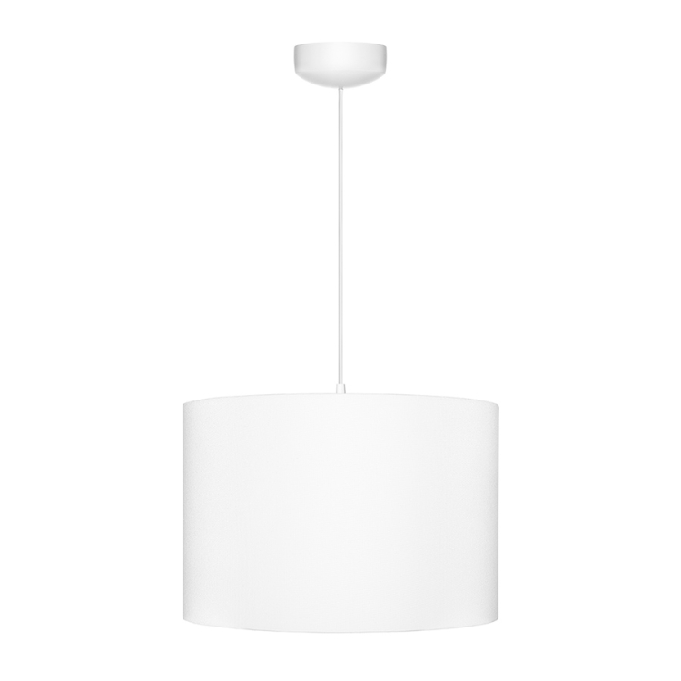 biała wisząca lampa dla dzieci