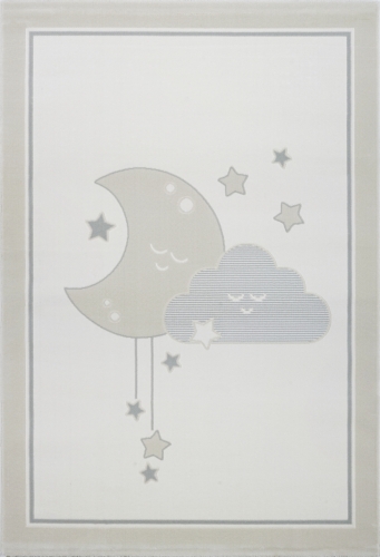 Kinderteppich Kids love Rugs EDITION DREAMS silbergrau 1