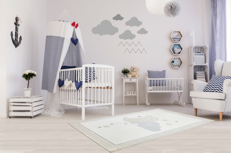 Kinderteppich Kids love Rugs EDITION DREAMS silbergrau 4