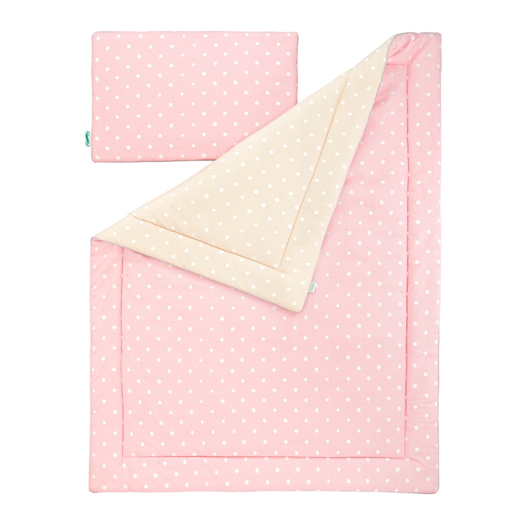 Pościel dla Dzieci Lovely Dots Pink&Beige (2)
