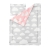 Pościel 100x135 Chmurki Pink & Grey