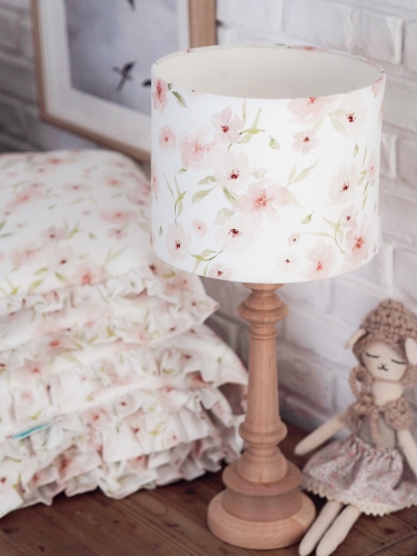 lampa w kwiaty dla dziewczynki