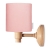 Kinkiet różowy Velvet Pink – elegancka, aksamitna lampka nocna ścienna w kolorze pudrowego różu, idealna do sypialni, pokoju dziewczynki, hoteli i restauracji, w stylu retro, boho, hampton i glamour.