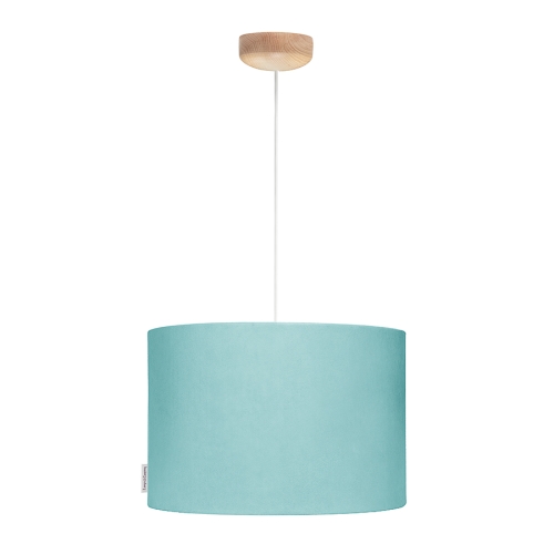 lampa wisząca miętowa aksamitna