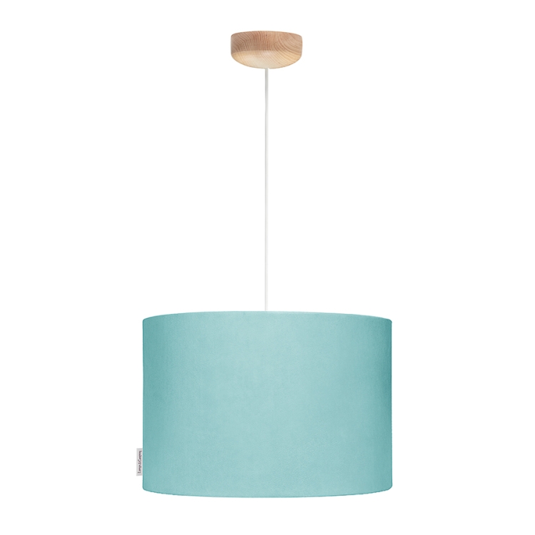 lampa wisząca miętowa aksamitna