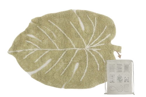 Dywan Bawełniany Mini Monstera 75x100 Cm Lorena Canals
