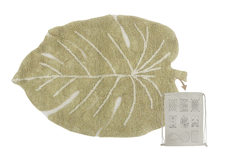 Dywan Bawełniany Mini Monstera 75x100 Cm Lorena Canals