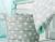 Kosz na zabawki Mint & Grey Stars Lamps&Co (2)