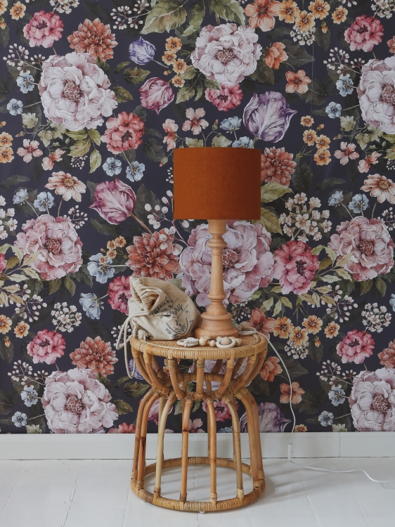 musztardowa lampa dla dzieci boho