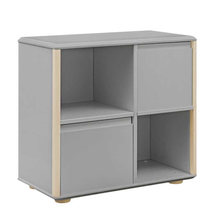 komoda szara funflex dwudrzwiowa