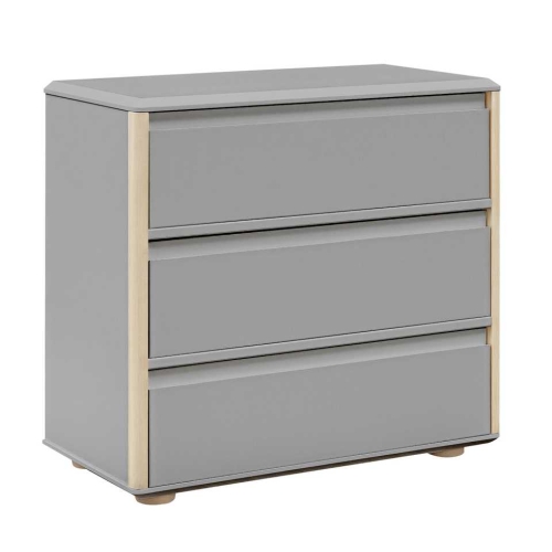komoda 3 szuflady szara funflex inmondo
