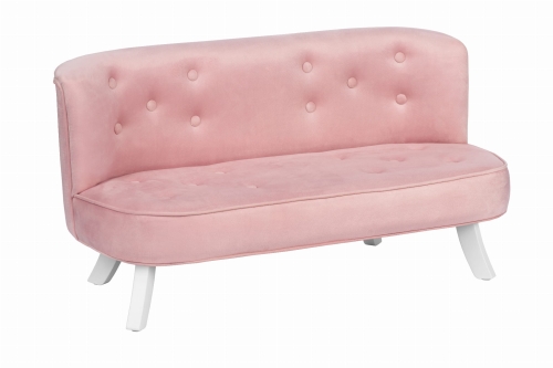 różowa sofa dla dziewczynki