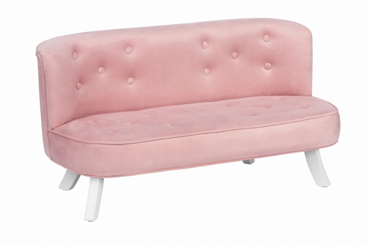 różowa sofa dla dziewczynki