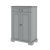 komoda szara wysoka stylizowana ines neutral grey