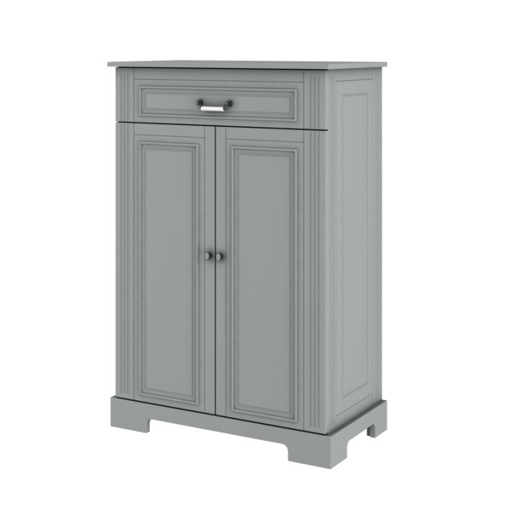 komoda szara wysoka stylizowana ines neutral grey