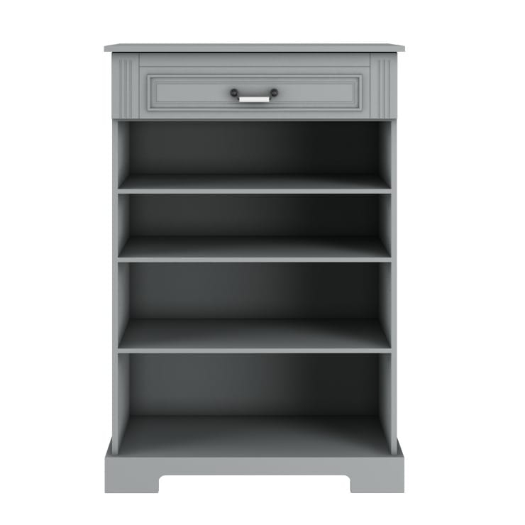 komoda szara wysoka stylizowana ines neutral grey