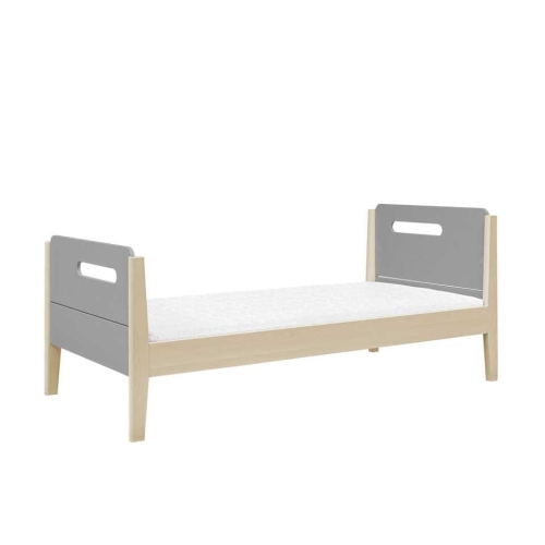 Łóżko pojedyncze 90 cm Minimondo Szare