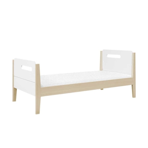 Łóżko pojedyncze 90 cm Minimondo Białe